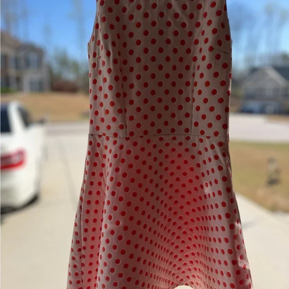 Chic Sleeveless Polka Dot Midi Dress - Picture 10 of 12